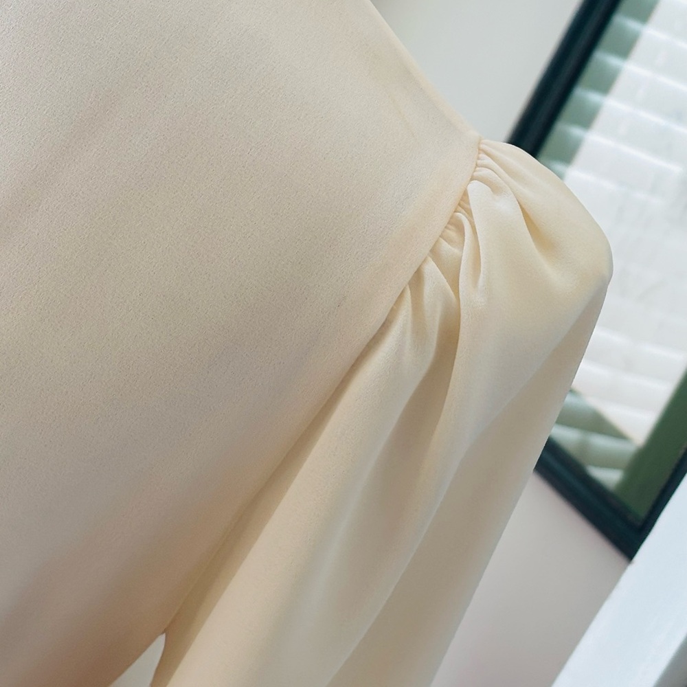 Vintage 70’s Chiffon Pleated | Belted Dress. Women’s Sz-S Mid Century Modern. - Picture 7 of 16